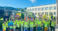Wizyta przedstawicieli Komendy Powiatowej Policji w ZSP nr 4 - zdjęcie 3