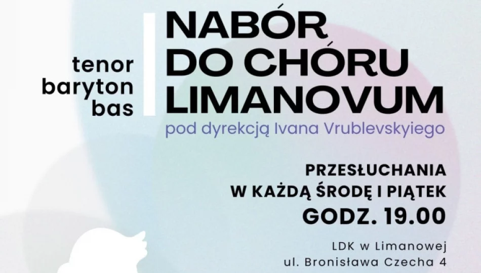 Jesienny nabór do Chóru „LimaNovum” - zdjęcie 1