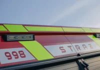 Służby wezwane do pożaru słupa - zdjęcie główne