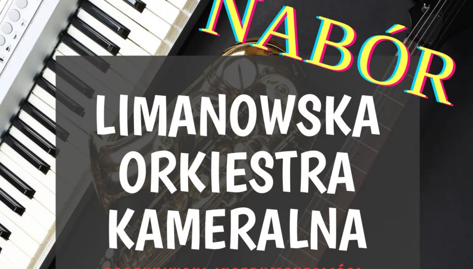 Dołącz do Limanowskiej Orkiestry Kameralnej! NABÓR trwa - zdjęcie 1