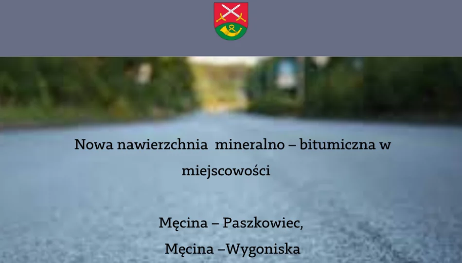 Trwają prace związane z położeniem nowej nawierzchni mineralno – bitumicznej - zdjęcie 1