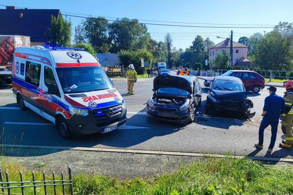 Zderzenie pojazdów na drodze krajowej  - zdjęcie 5