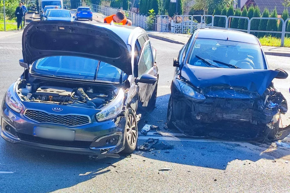 Zderzenie pojazdów na drodze krajowej  - zdjęcie 8
