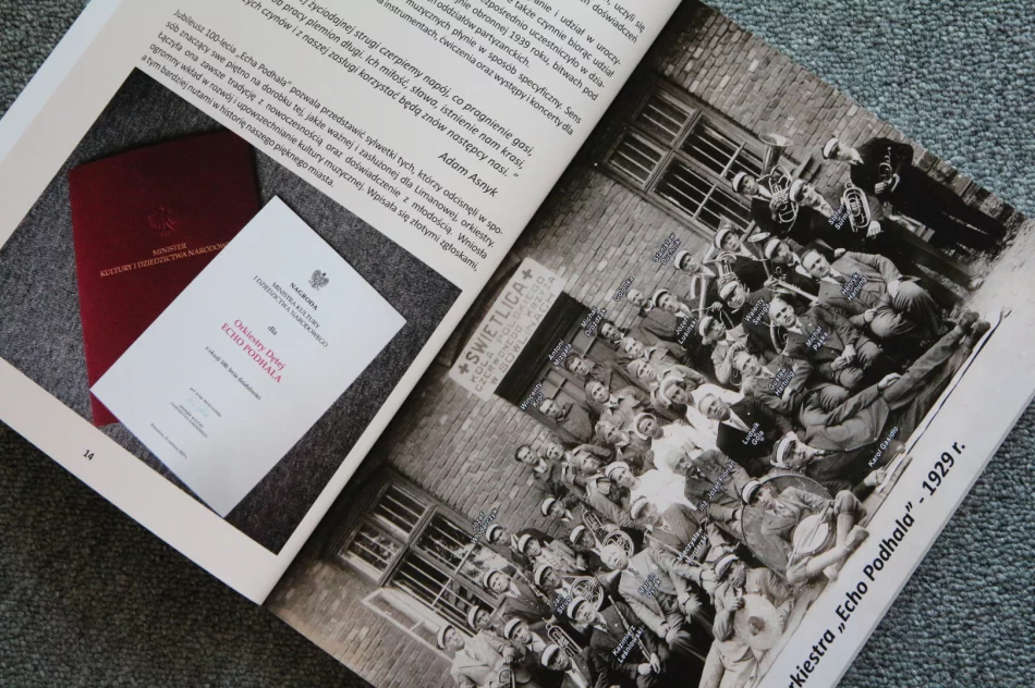 Publikacja "Przez wiek – po dzień dzisiejszy". Rzecz o orkiestrze Echo Podhala 1923 – 2023 - Leszka Mordarskiego - zdjęcie 4