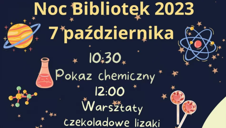 Miejska Biblioteka Publiczna zaprasza na „Noc Bibliotek” - zdjęcie 1