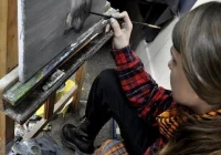 Wernisaż młodego malarza - zdjęcie główne