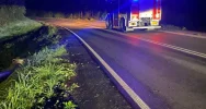Samochód wypadł z jezdni i uderzył w latarnię - zdjęcie 4