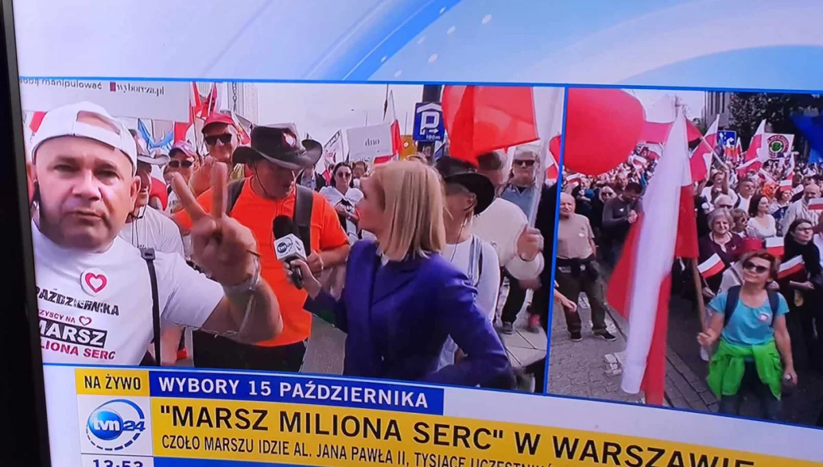 Trwa marsz "Miliona Serc" (transmisja)