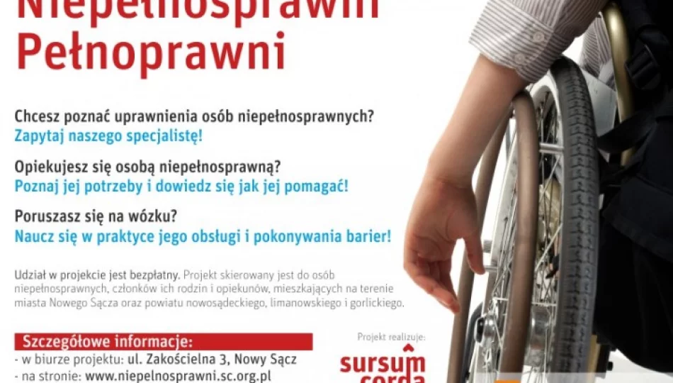 „Niepełnosprawni – Pełnoprawni”! - zdjęcie 1