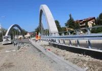 Budowa mostu w ciągu ulicy Lipowej – aktualny stan robót - zdjęcie główne