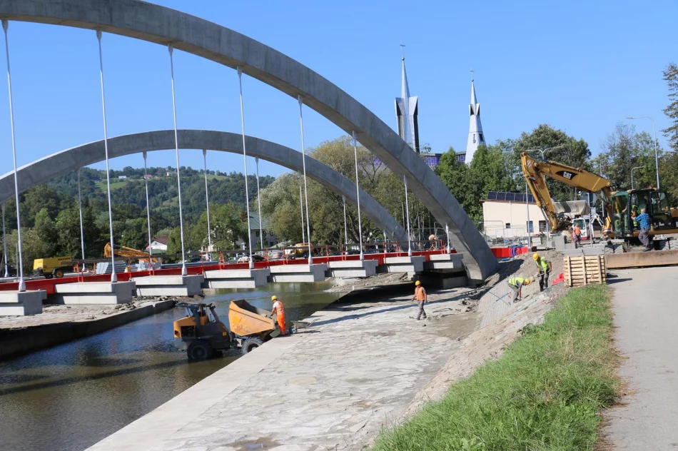 Budowa mostu w ciągu ulicy Lipowej – aktualny stan robót - zdjęcie 5