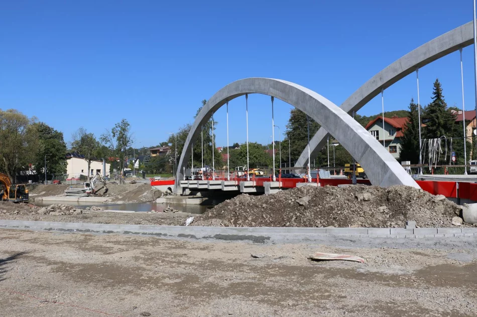 Budowa mostu w ciągu ulicy Lipowej – aktualny stan robót - zdjęcie 15