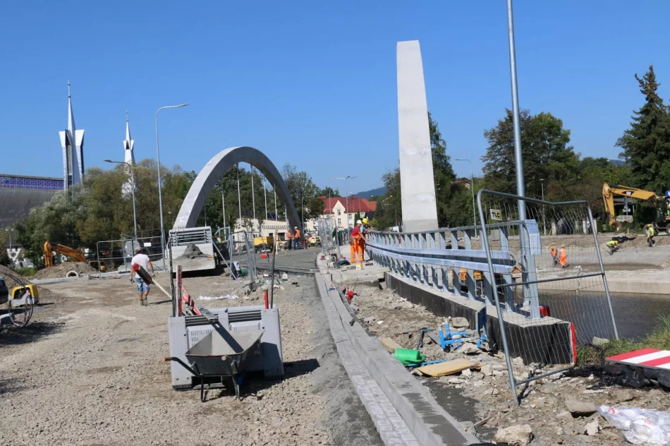 Budowa mostu – aktualny stan robót - zdjęcie 8