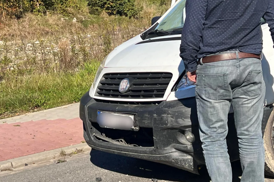 Zderzenie trzech aut na krajówce - zdjęcie 2