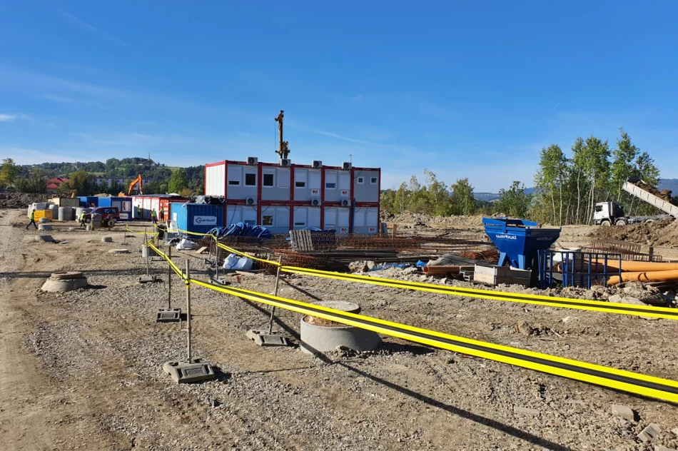 Budowa kompleksu wojskowego w Limanowej - 3 X 2023 r. - zdjęcie 4