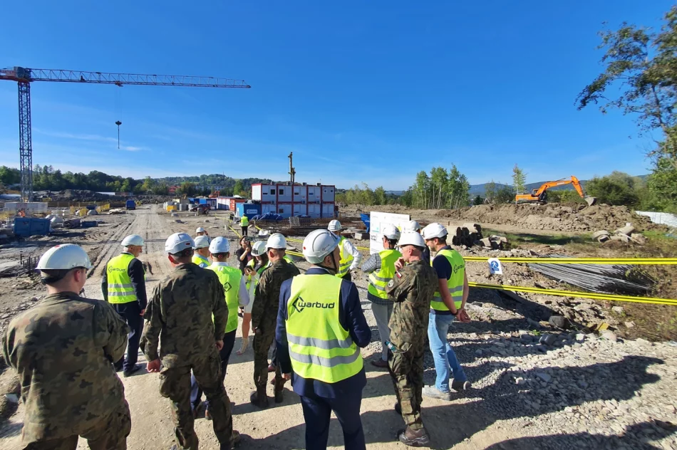 Budowa kompleksu wojskowego w Limanowej - 3 X 2023 r. - zdjęcie 15