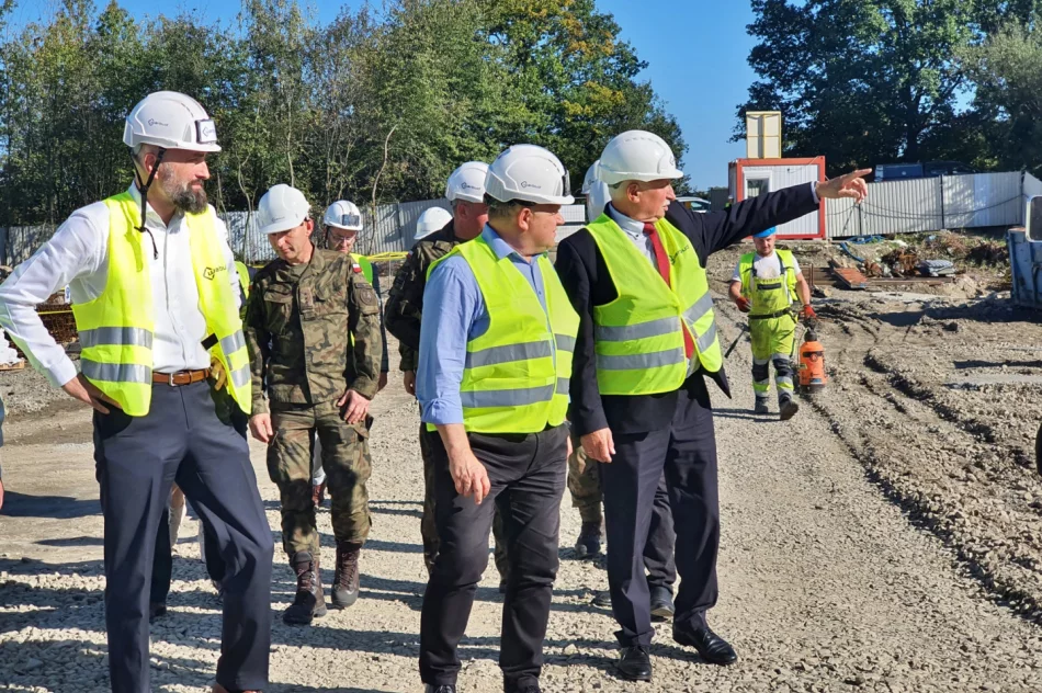 Budowa kompleksu wojskowego w Limanowej - 3 X 2023 r. - zdjęcie 18