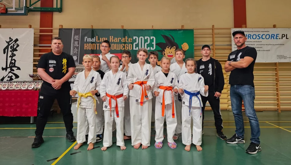 8 medali dla zawodników Limanowskiego Klubu Kyokushin Karate podczas Finału Ligi Karate Kontaktowego - zdjęcie 1