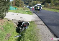 Śmiertelny wypadek motocyklisty - zdjęcie główne