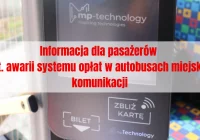 Awaria systemu pobierania opłat w autobusach miejskiej komunikacji – ważna informacja dla pasażerów - zdjęcie główne