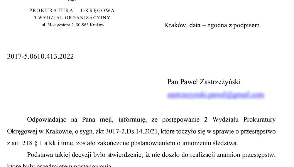 Paweł Zastrzeżyński: List otwarty do Premiera, w sprawie pedofilii na YouTube