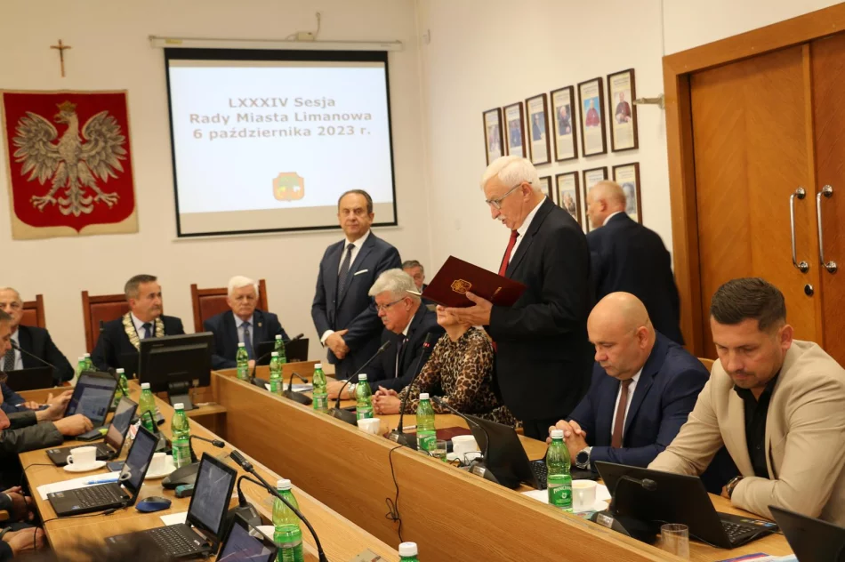 Parlamentarzyści gościli na sesji Rady Miasta Limanowa - zdjęcie 6