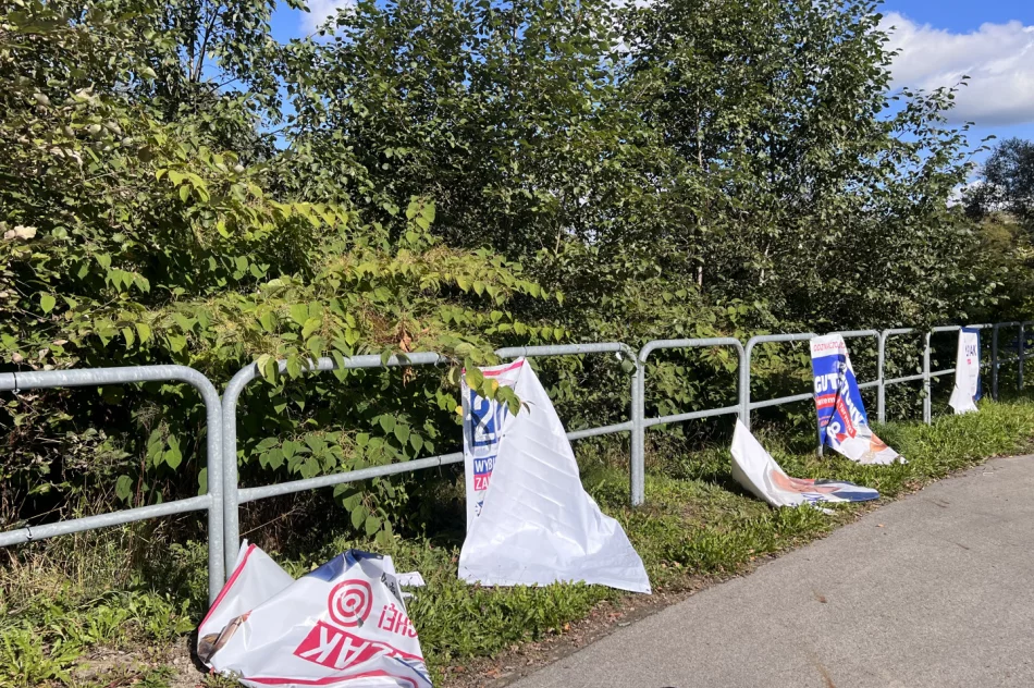 Wybory 2023: trwa walka na niszczenie bannerów - zdjęcie 7