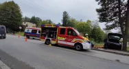 Zderzenie pojazdów na drodze powiatowej - zdjęcie 3