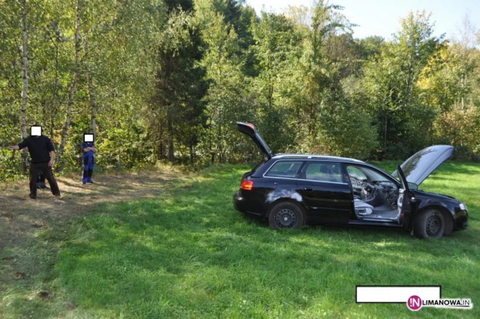 Na łące znalazł skardzione audi - zdjęcie 2