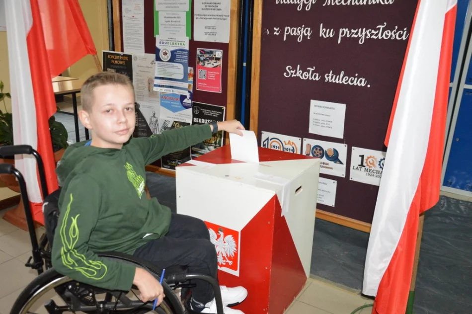 Młodzież głosowała w “Mechaniku”. Która partia wygrała?  - zdjęcie 3