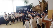 Ślubowanie pierwszoklasistów Szkoła Podstawowa w Męcinie - zdjęcie 3