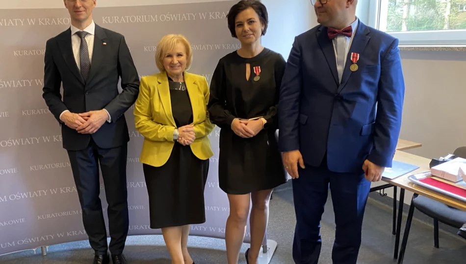 Medal Komisji Edukacji Narodowej dla Edyty Król - zdjęcie 1