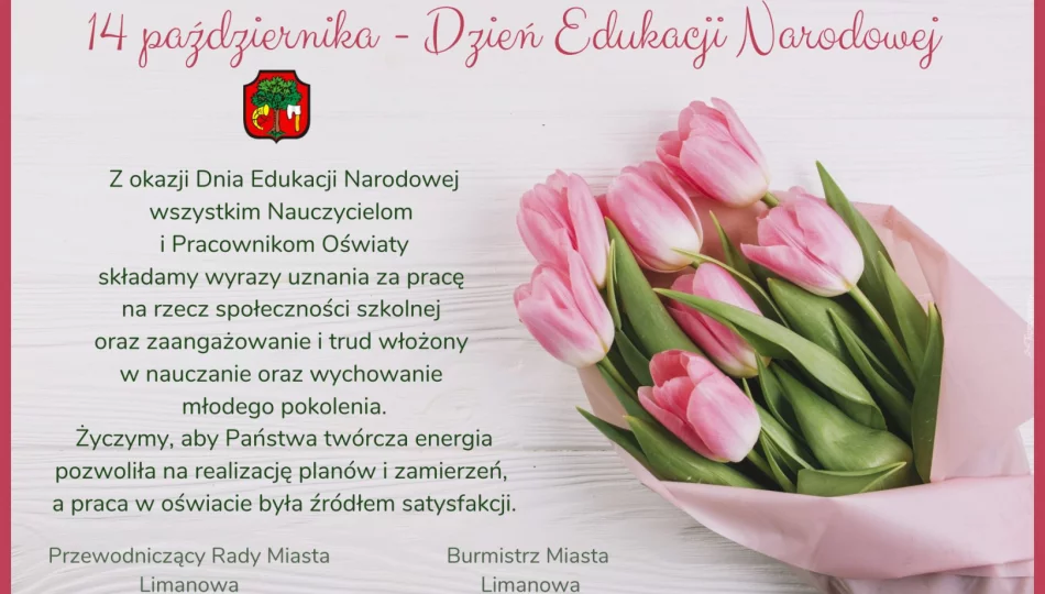 Życzenia z okazji Dnia Edukacji Narodowej - zdjęcie 1