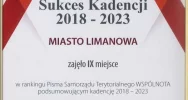 „Sukces Kadencji” – nagroda dla Miasta Limanowa w Rankingu pisma „Wspólnota” - zdjęcie 5