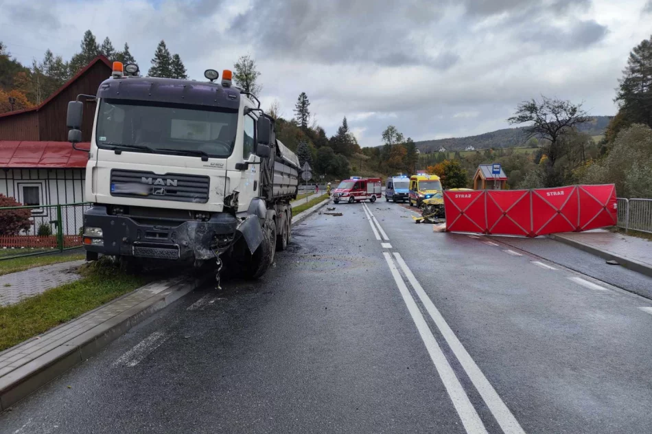 Tragiczny wypadek w Nowej Wsi - zginęła kobieta - zdjęcie 5