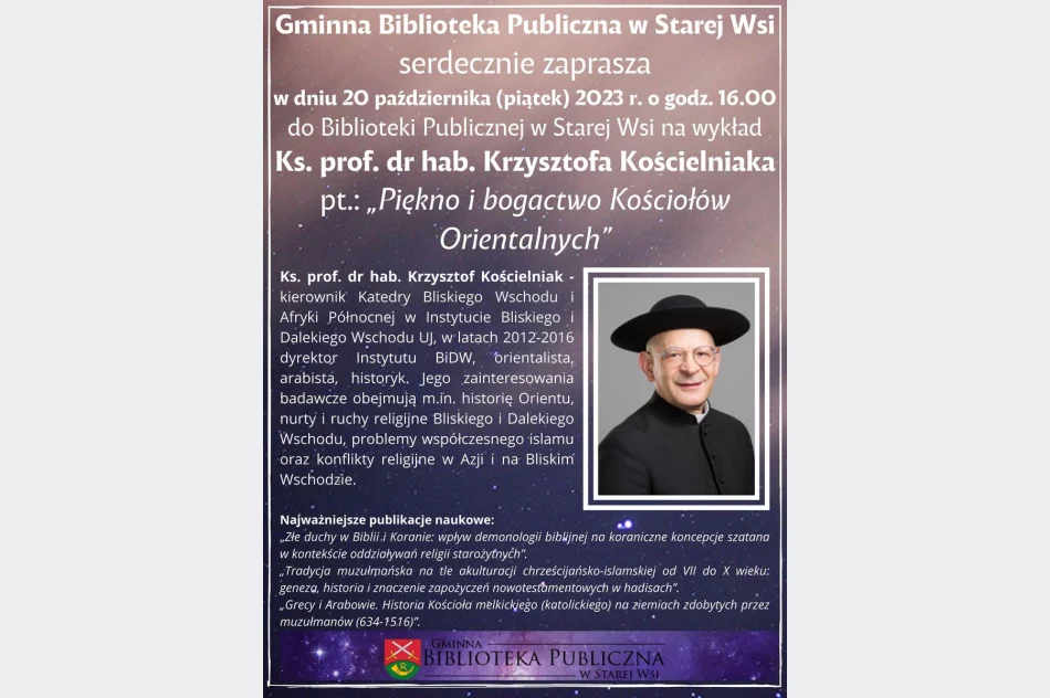 Wykład Ks. prof. dr hab. Krzysztofa Kościelniaka - zdjęcie 2