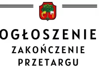 Ogłoszenie o zakończeniu przetargu - zdjęcie główne