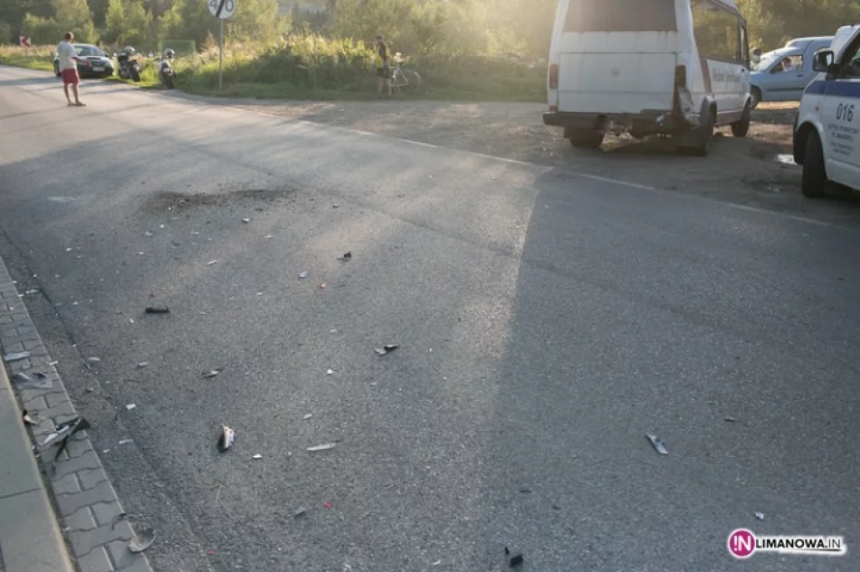 Motocykl uderzył w bus - zdjęcie 2