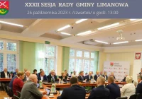 Zaproszenie na XXXII Sesję Rady Gminy Limanowa-26 października 2023 - zdjęcie główne