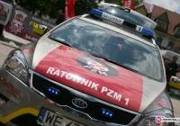 Zderzenie samochodów ratowniczych - zdjęcie główne