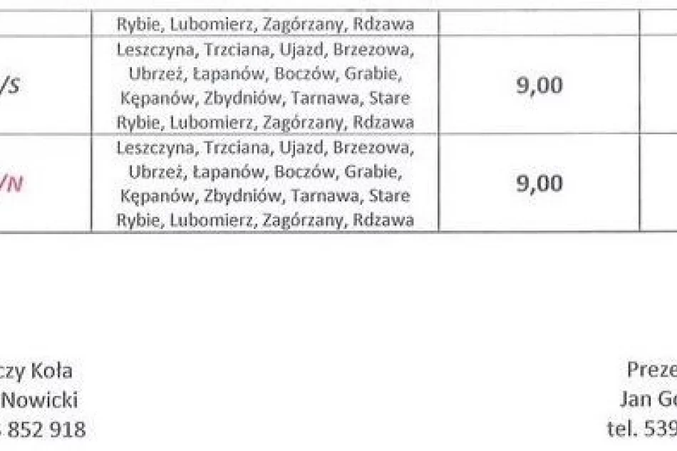 Plan polowań w roku łowieckim 2023/2024 - zdjęcie 3