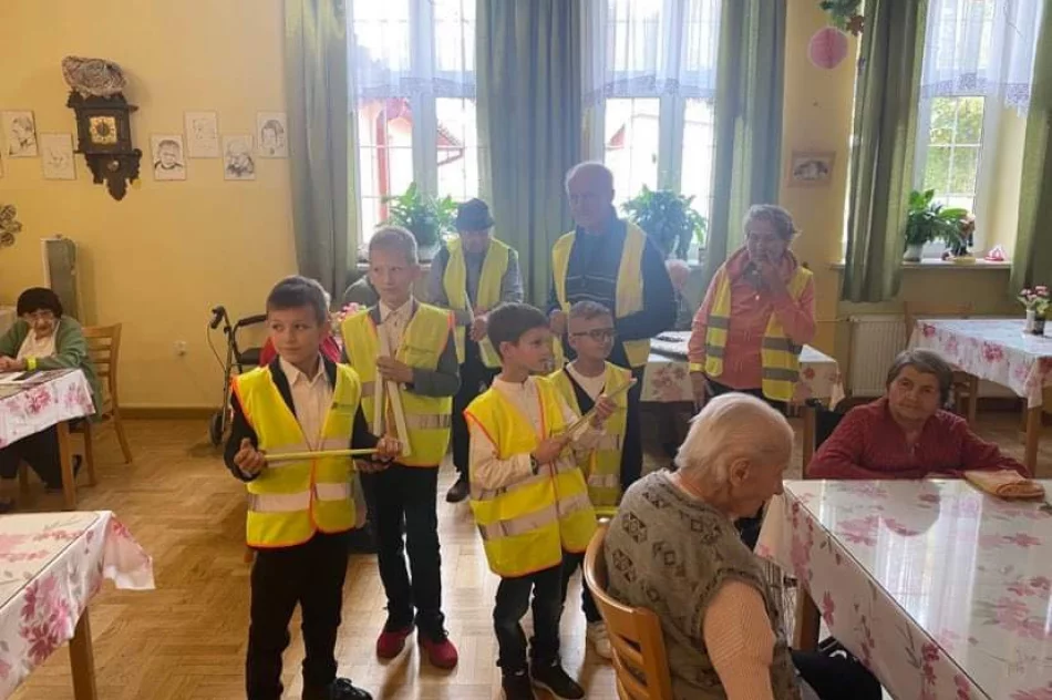„Odblaskowa szkoła - Bezpieczny Senior"- ZSP nr 4 w Limanowej - zdjęcie 7