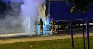 Pożar TIR'a na ulicy Krakowskiej. "Ludzie, więcej empatii" - zdjęcie 4