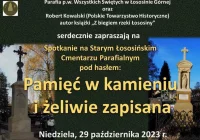 „Pamięć w kamieniu i żeliwie zapisana” - zdjęcie główne