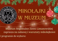 „Mikołajki w Muzeum” – zapisy na zabawę i warsztaty w Muzeum Regionalnym Ziemi Limanowskiej - zdjęcie główne