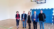 Zakończono prace związane z modernizacją sali gimnastycznej w Szkole Podstawowej w Starej Wsi nr 1 - zdjęcie 2
