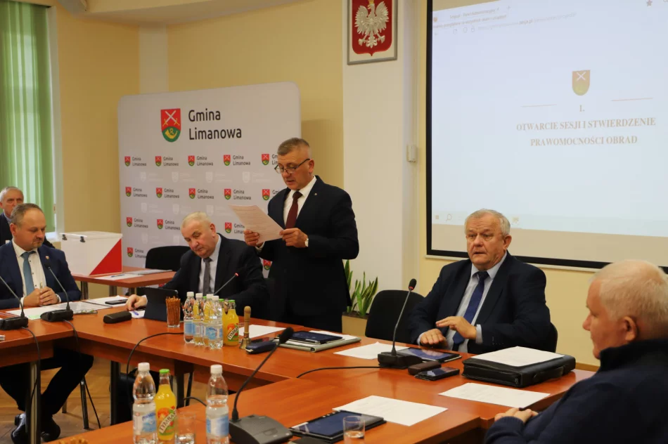 Za nami XXXII sesja Rady Gminy Limanowa - zdjęcie 2