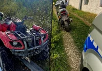 Nastolatkowie przyłapani na nielegalnej jeździe quadem i motocyklem - zdjęcie główne