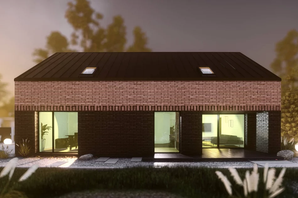 Pierwsze bezpłatne projekty dużych domów. Zobacz wizualizacje projektu ​ARCHI PLUS 120 - zdjęcie 2