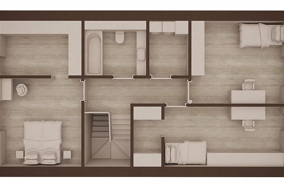 Pierwsze bezpłatne projekty dużych domów. Zobacz wizualizacje projektu ​ARCHI PLUS 120 - zdjęcie 7